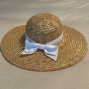 Janie and Jack Bow Straw Hat